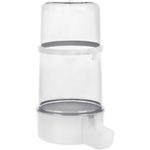 Automatic water and food dispenser Neri Gisa Round Transparent & White