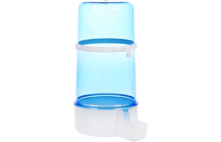 Flamingo Drink- en voederfontein Neri Rond Blauw & Wit