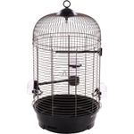 Cage pour perruche Sanna 2 Métal taupe Noir