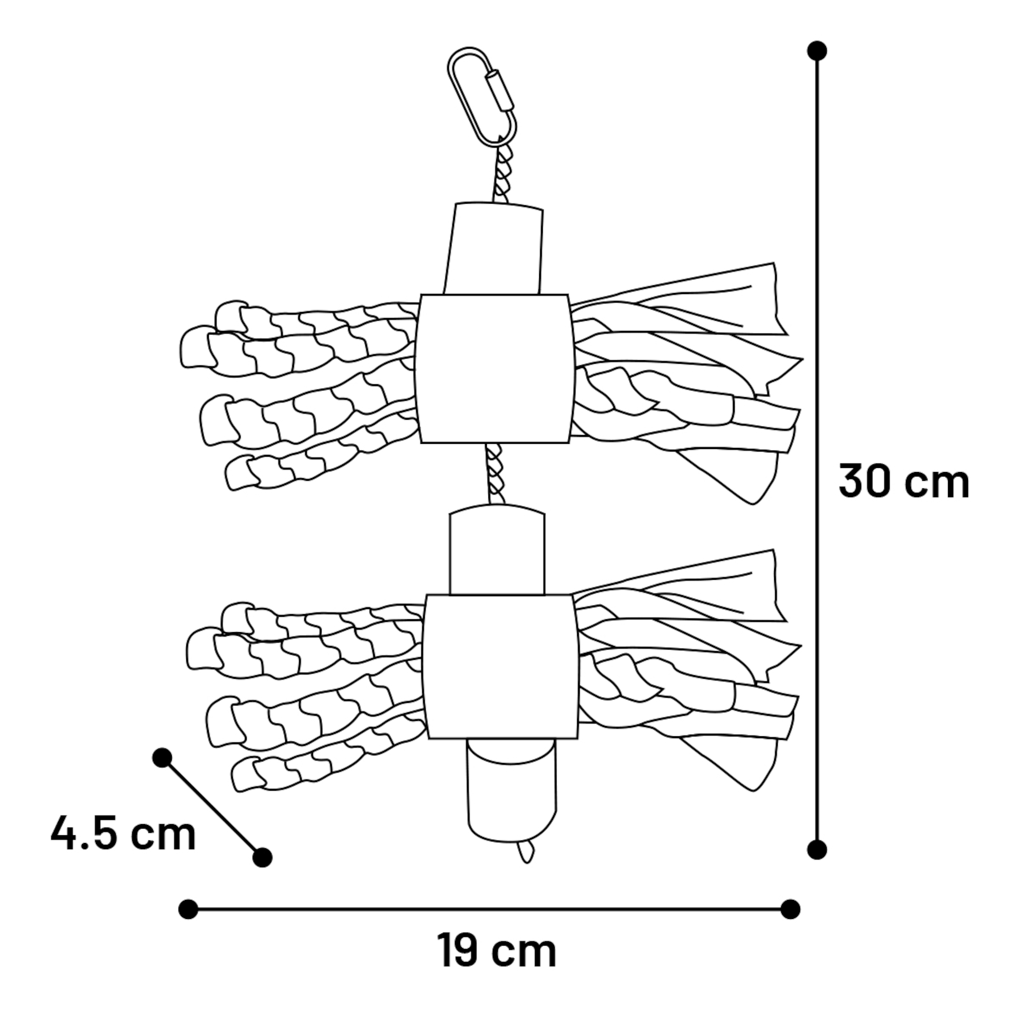 Flamingo Parrot toy Crocy  Mix
