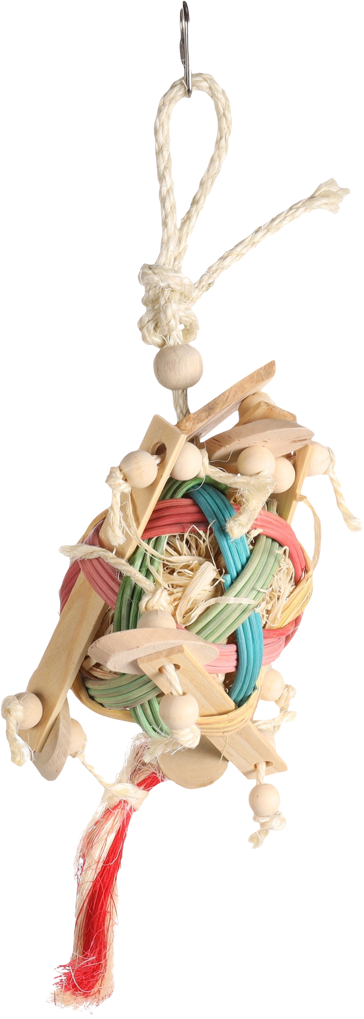 Flamingo Papegaaienspeelgoed Pipo  Beige