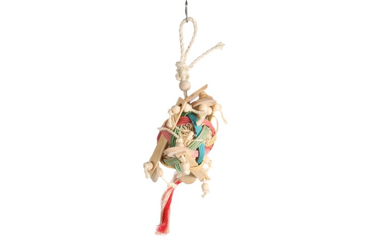 Flamingo Papegaaienspeelgoed Pipo  Beige