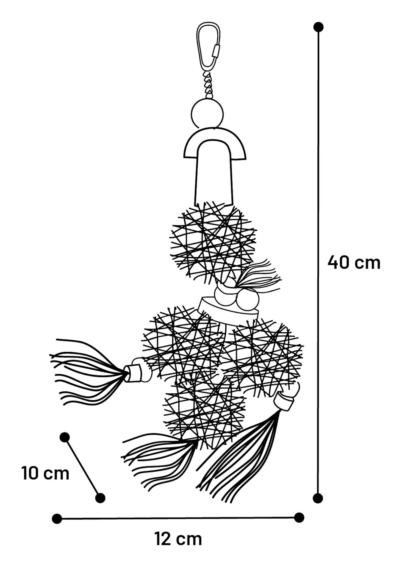 Flamingo Jouet pour perruches Twinkie  Mélange