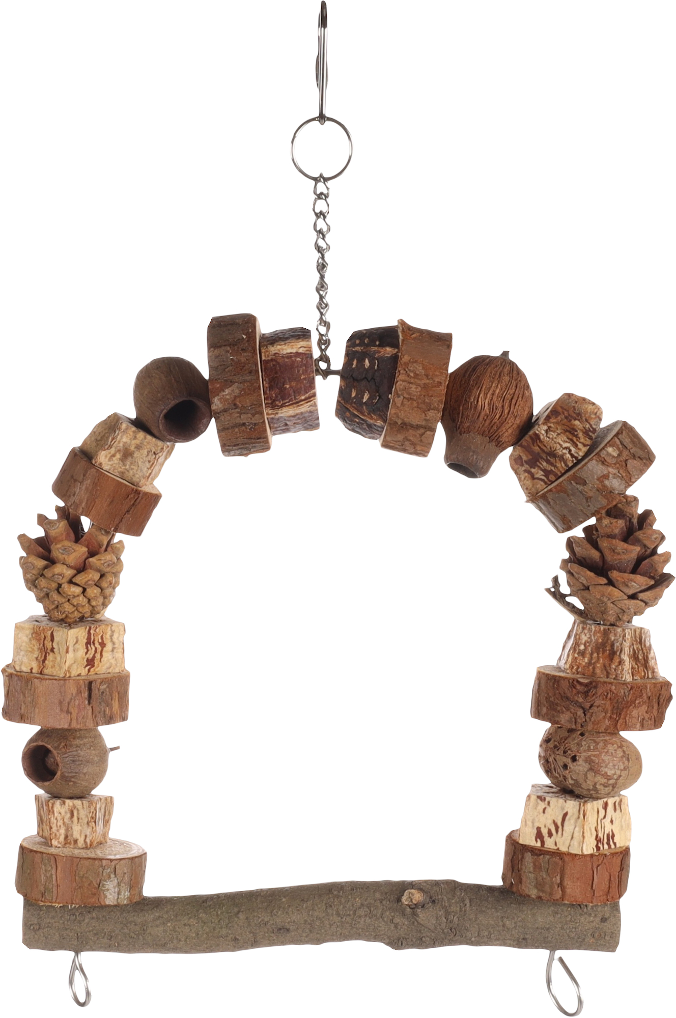 Flamingo Parakeet toy Takkie Swing  Brown