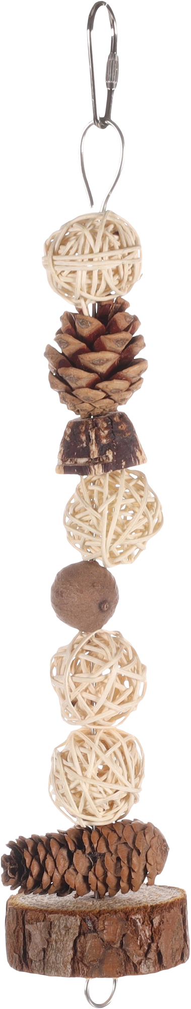 Flamingo Parakeet toy Biru  Brown