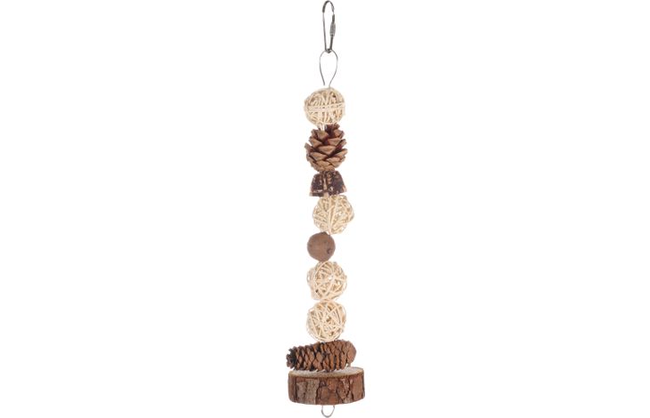 Flamingo Parakeet toy Biru  Brown