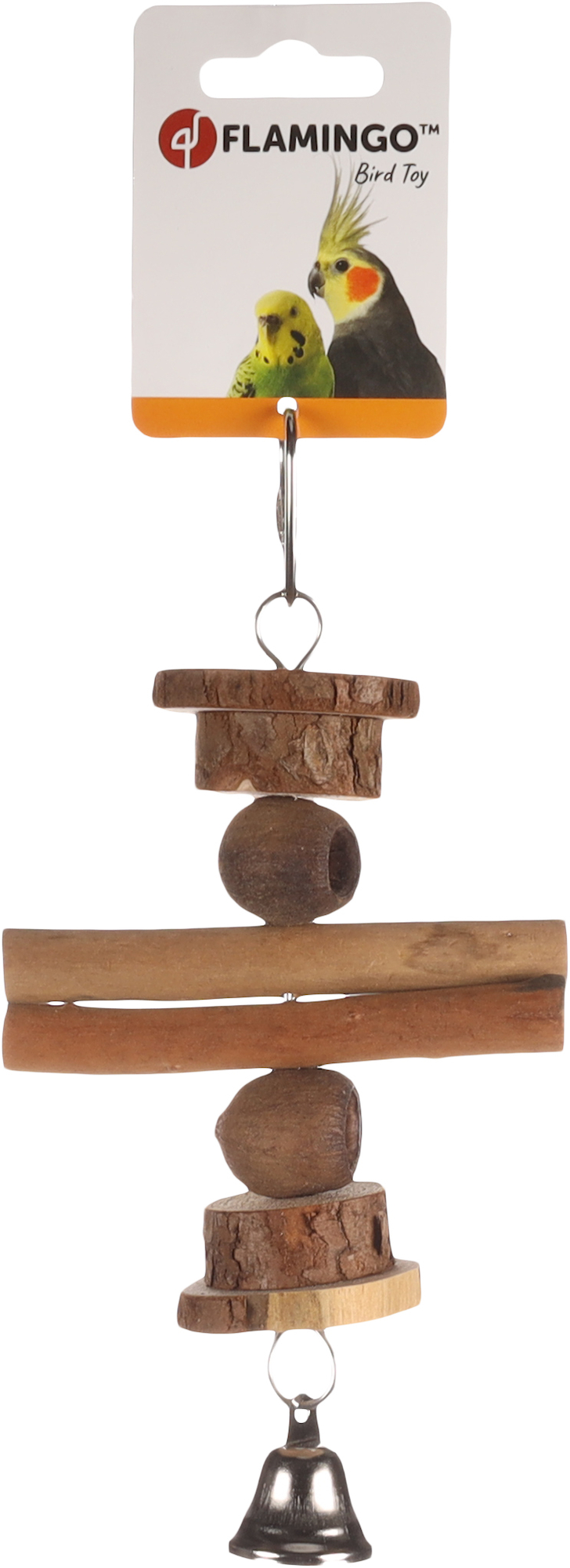 Flamingo Parakeet toy Akir  Brown