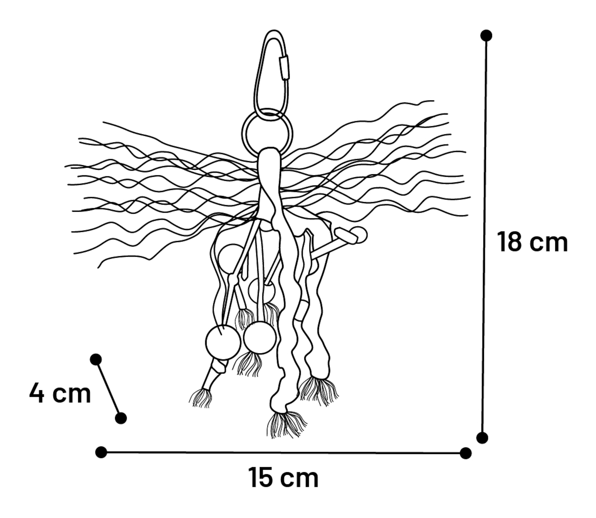Flamingo Parakeet toy Popie  Mix