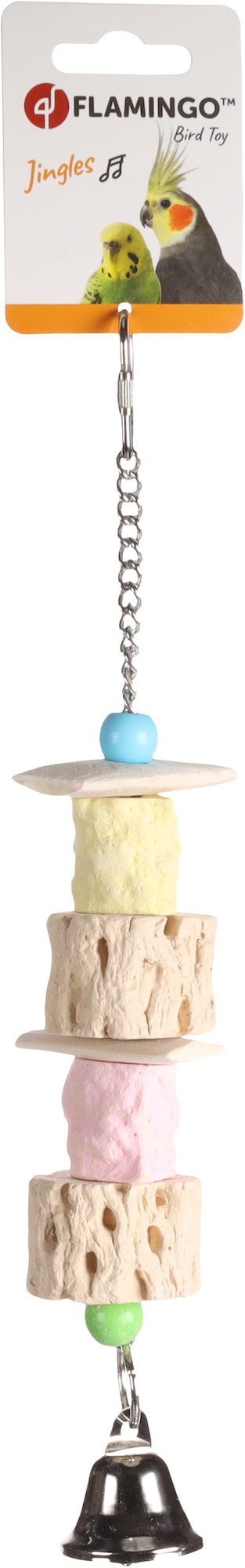 Flamingo Parkietenspeelgoed Puk  Meerkleurig