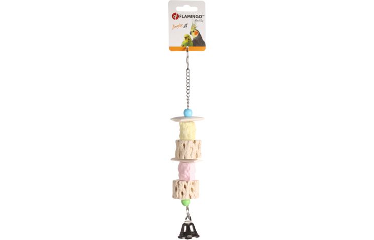 Flamingo Parakeet toy Puk  Mix