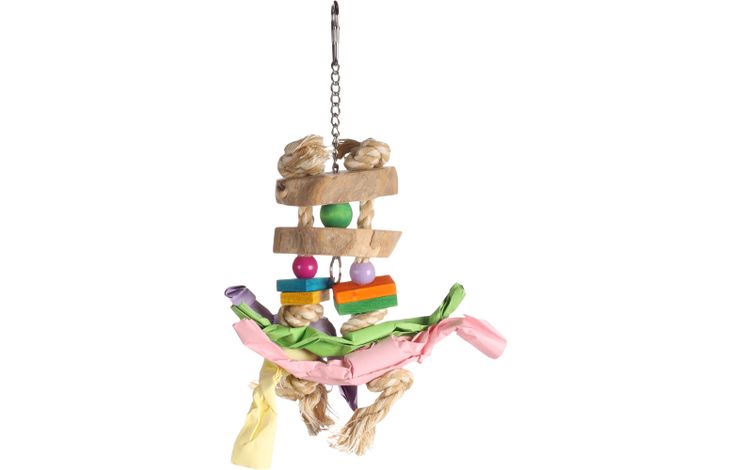 Flamingo Parakeet toy Izzy  Mix