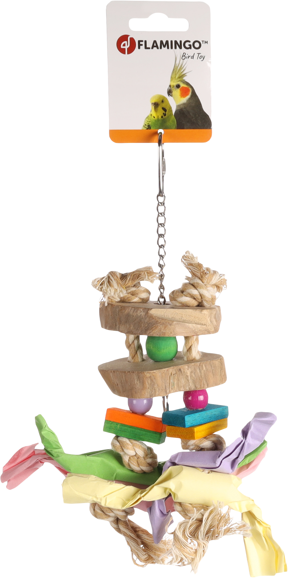 Flamingo Parakeet toy Izzy  Mix