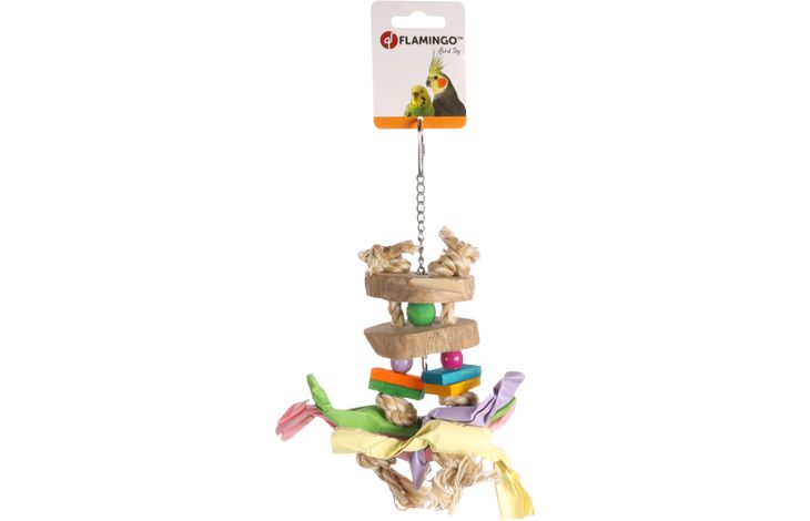 Flamingo Parakeet toy Izzy  Mix