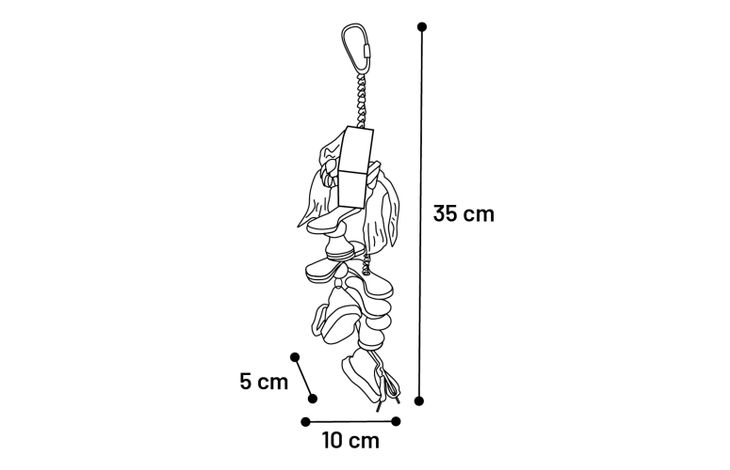 Flamingo Parakeet toy Boko  Mix
