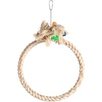 Flamingo Parakeet toy Adimo Ring Cord  Beige