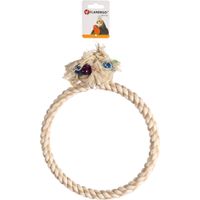 Flamingo Parakeet toy Adimo Ring Cord  Beige
