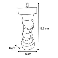 Flamingo Parakeet toy Fakir  Brown