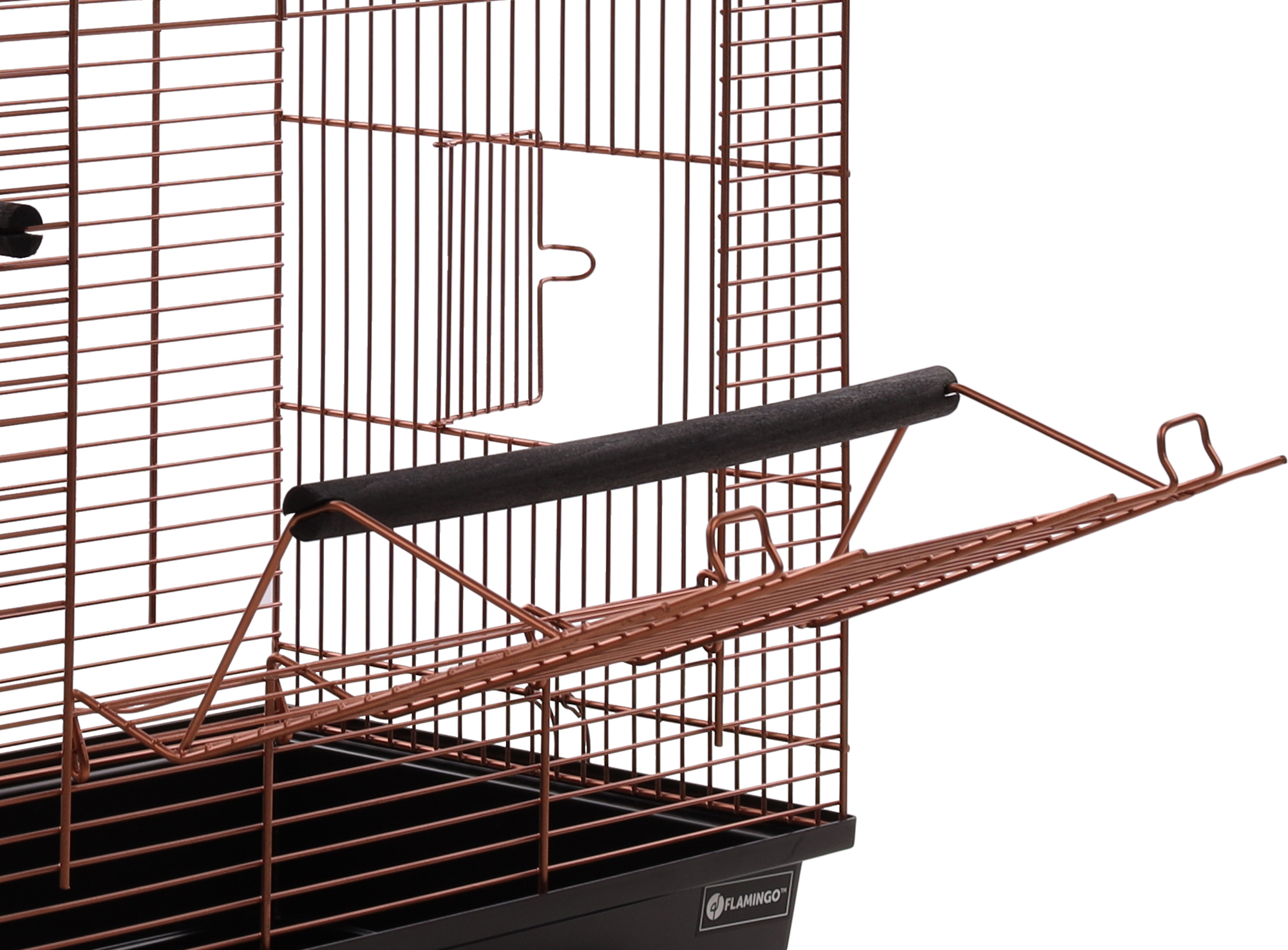 Flamingo Parakeet cage Agnes Copper Black