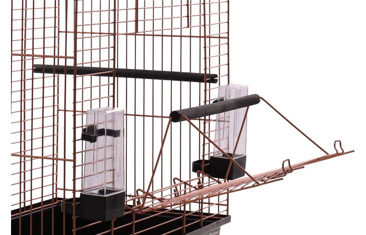 Flamingo Parakeet cage Edith Copper Black