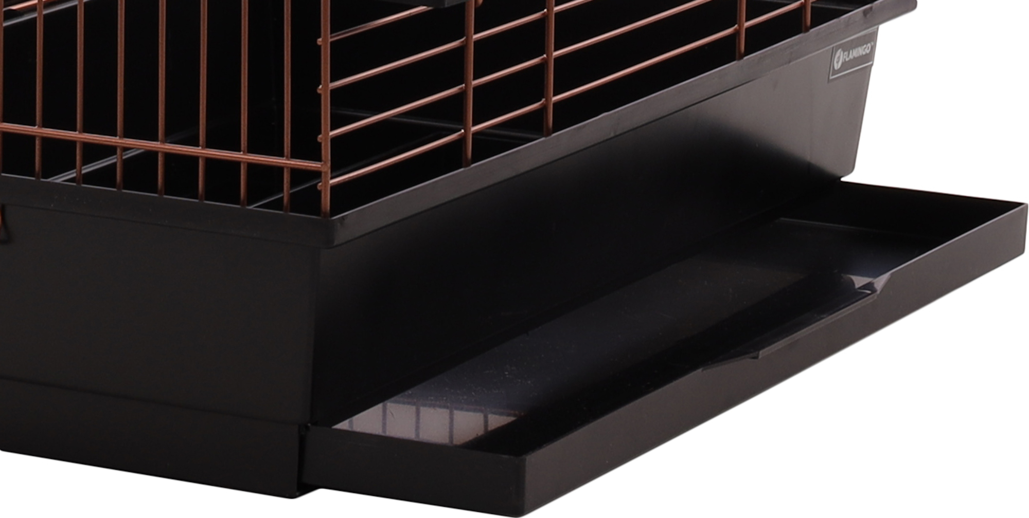 Flamingo Parakeet cage Edith Copper Black