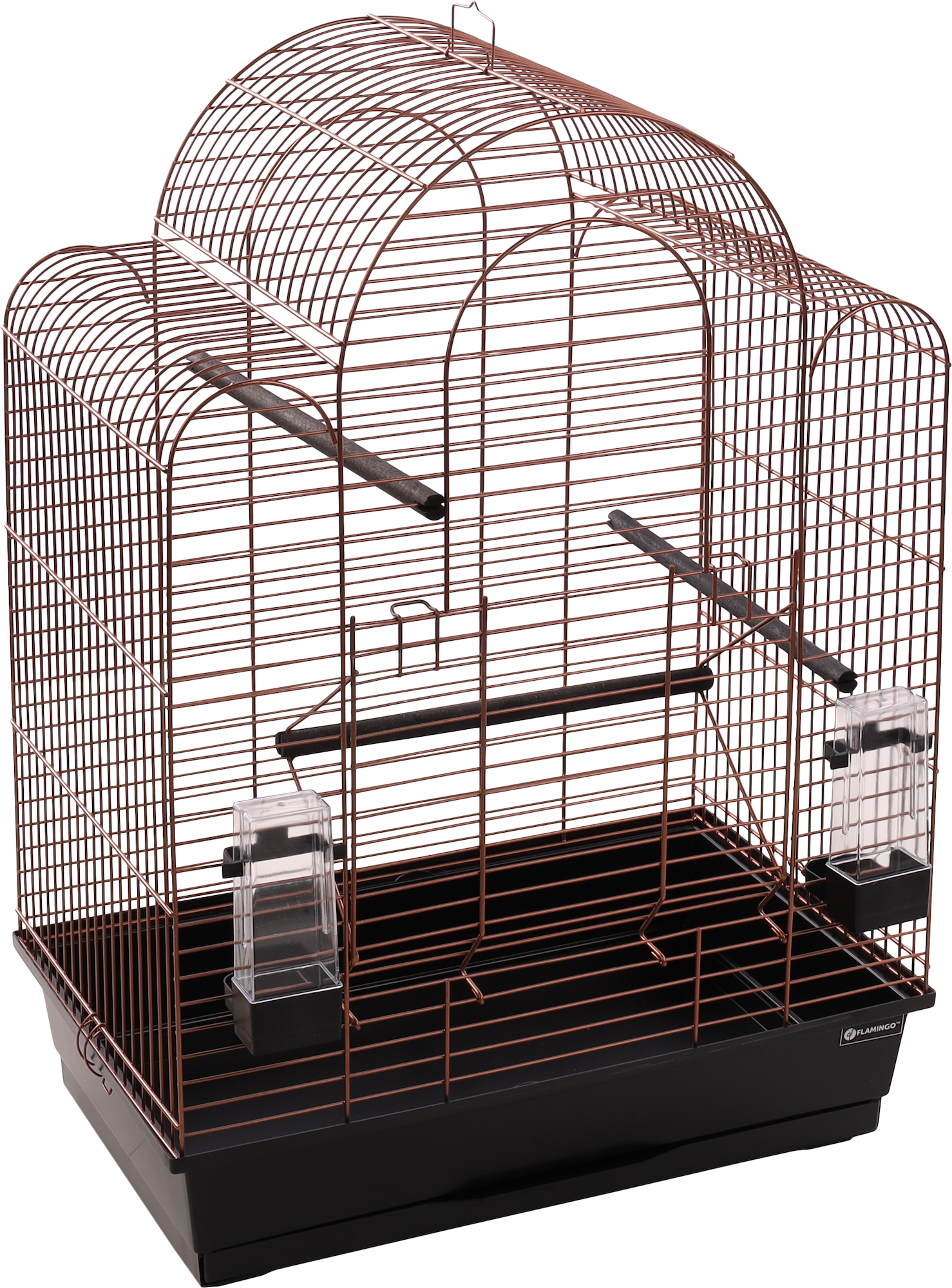 Flamingo Parakeet cage Edith Copper Black