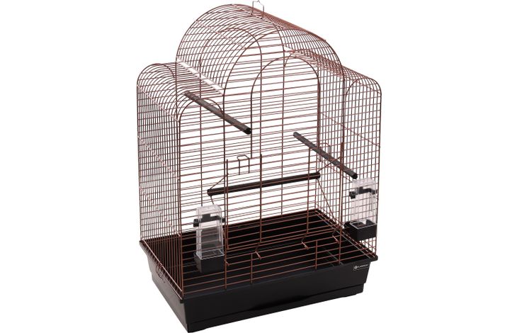 Flamingo Parakeet cage Edith Copper Black