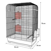 Flamingo Parakeet cage Marja Copper Black