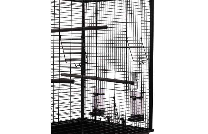 Flamingo Gabbia per parrocchetti Gru Nero