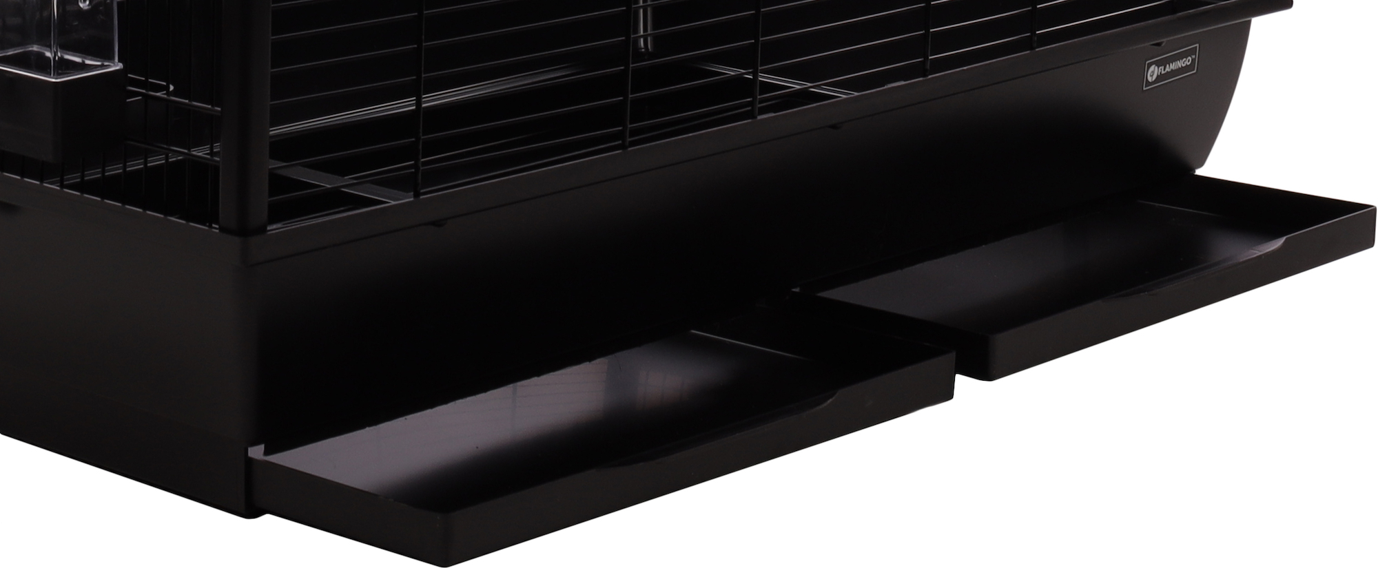 Flamingo Gabbia per parrocchetti Gru Nero