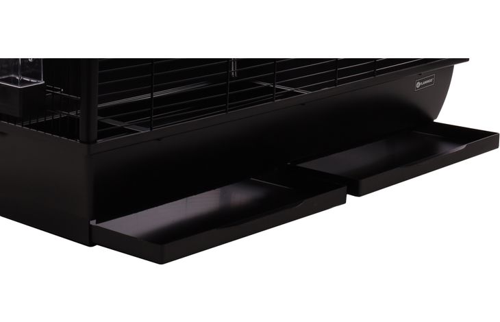 Flamingo Gabbia per parrocchetti Gru Nero