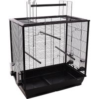 Flamingo Gabbia per parrocchetti Gru Nero