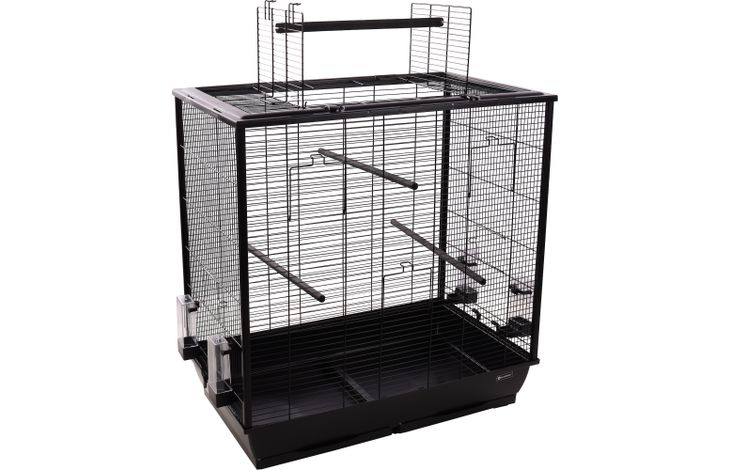 Flamingo Gabbia per parrocchetti Gru Nero