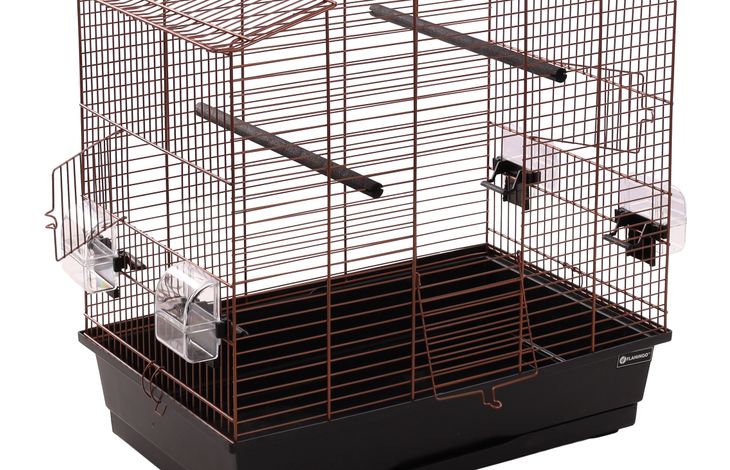 Flamingo Parakeet cage Freya Copper Black