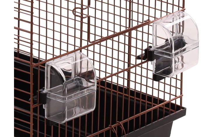 Flamingo Parakeet cage Freya Copper Black