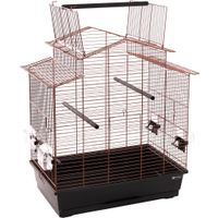 Flamingo Parakeet cage Freya Copper Black
