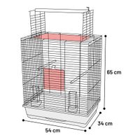 Flamingo Parakeet cage Halura Copper Black