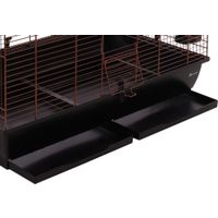 Flamingo Parakeet cage Macha Copper Black