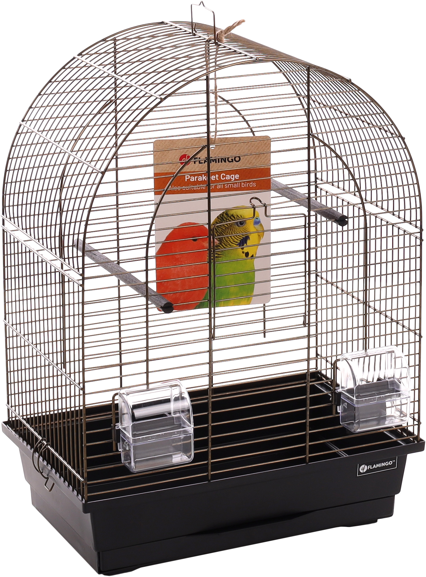 Flamingo Parakeet cage Klara 1 Bronze Black