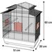 Parakeet cage Numfor 1 Black