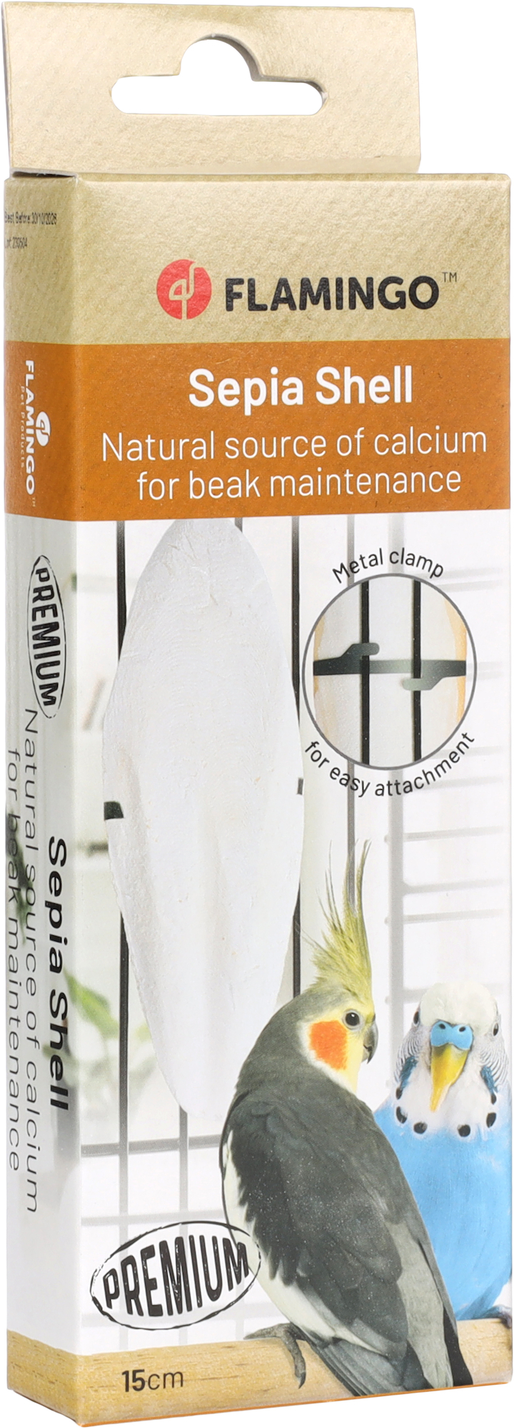 Flamingo Sepia shell Becco White