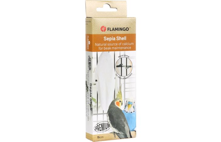 Flamingo Sepia schelp Becco Wit
