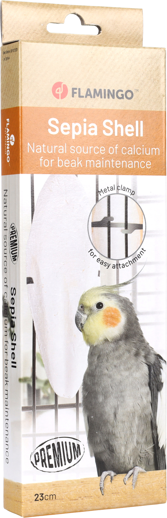 Flamingo Sepia shell Becco White