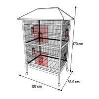 Flamingo Volière Valka Wit