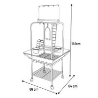 Flamingo Play stand Wodan Anthracite