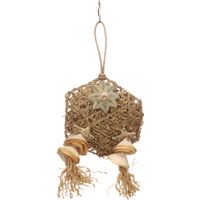 Flamingo Parakeet toy Luz Cage hanger  Brown