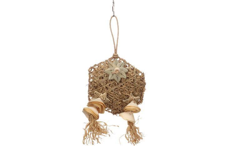 Flamingo Parakeet toy Luz Cage hanger  Brown