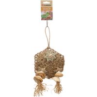 Flamingo Parakeet toy Luz Cage hanger  Brown
