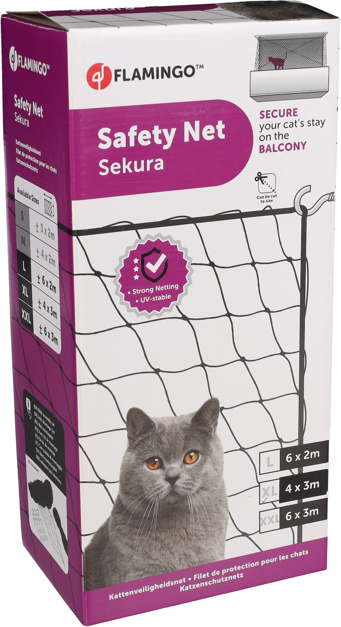 Flamingo Safety net Sekura Black