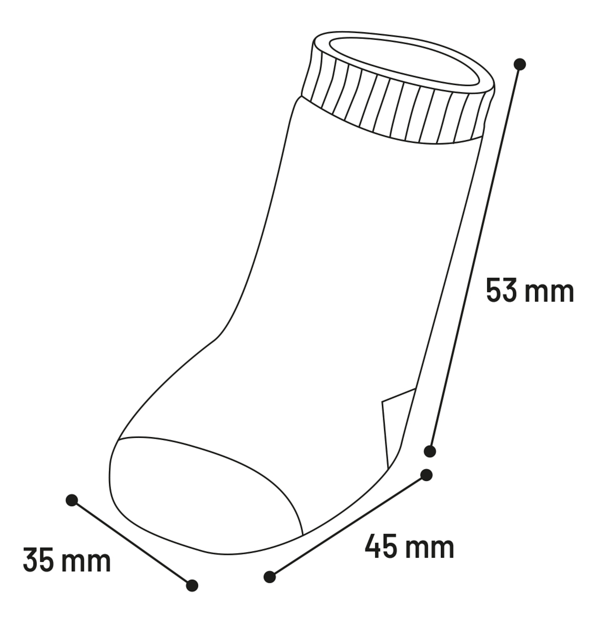 Flamingo Socks Sockies 4 pcs Black & Grey