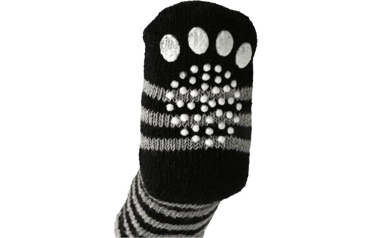 Flamingo Sokken Sockies 4 st Zwart & Grijs